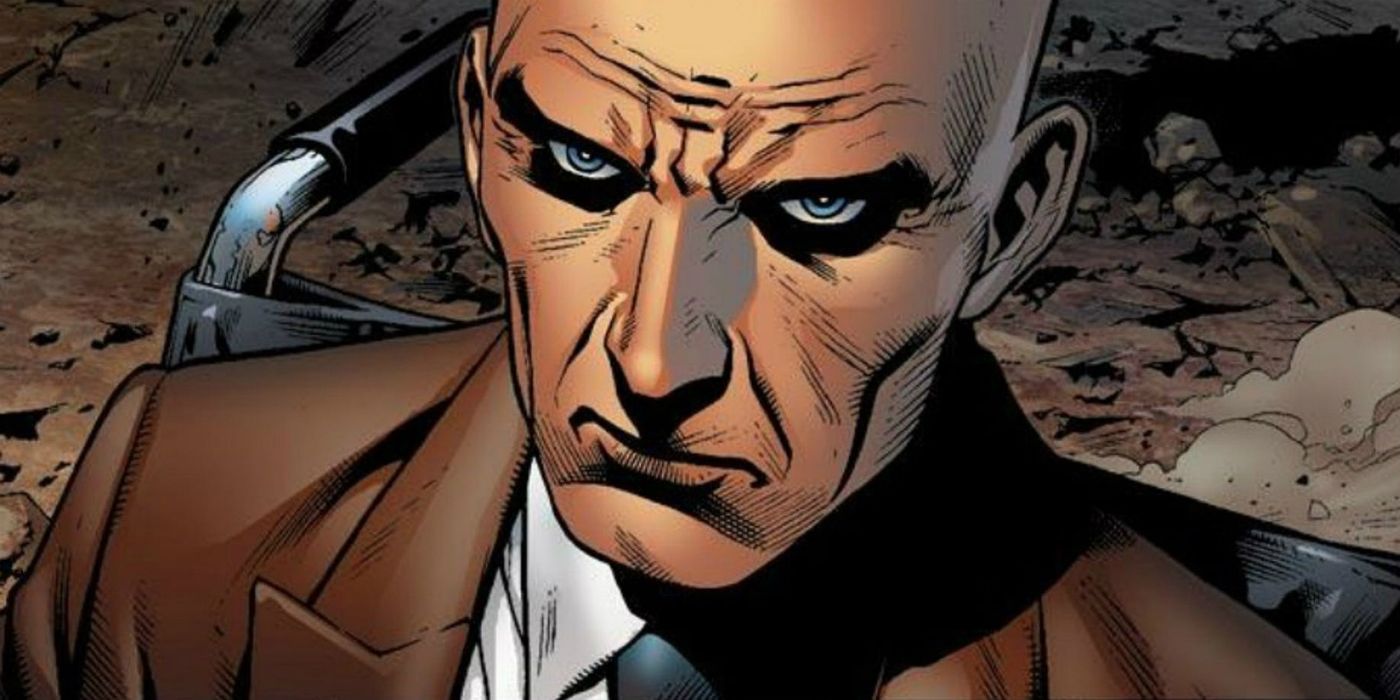 An image of Professor X looking serious in the X-Men comics