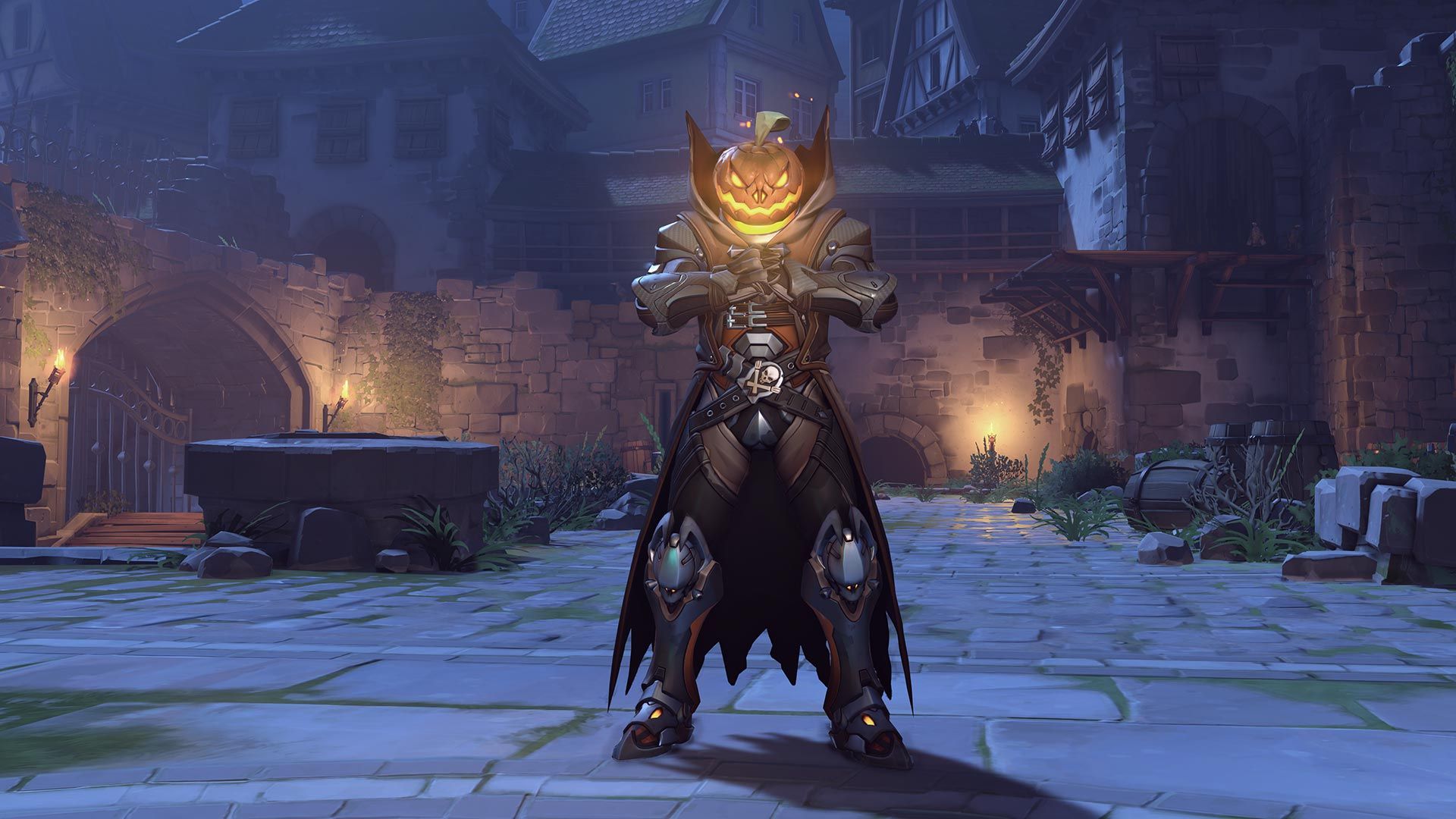 Reaper Pumpkin Head Legendary Skin Overwatch