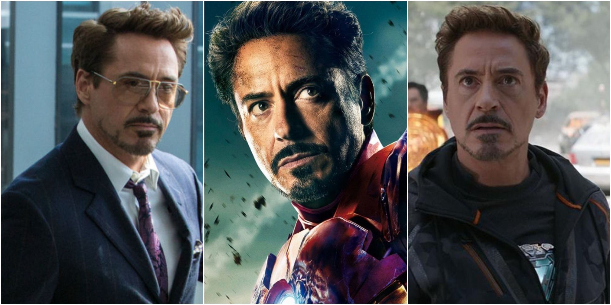 Robert Downey Jr. as Tony Stark collage