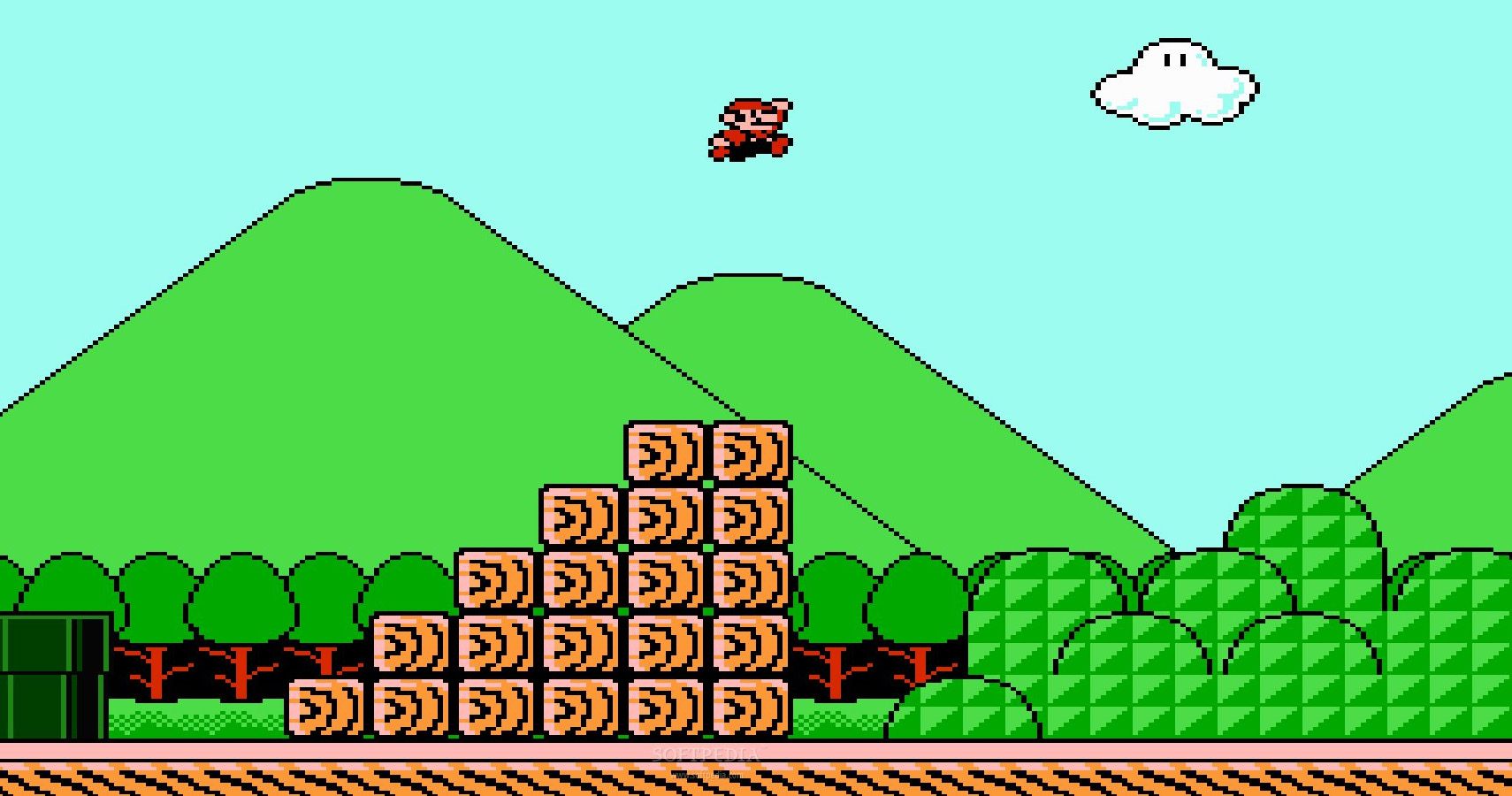 An unused mini-game from Super Mario Bros. 3