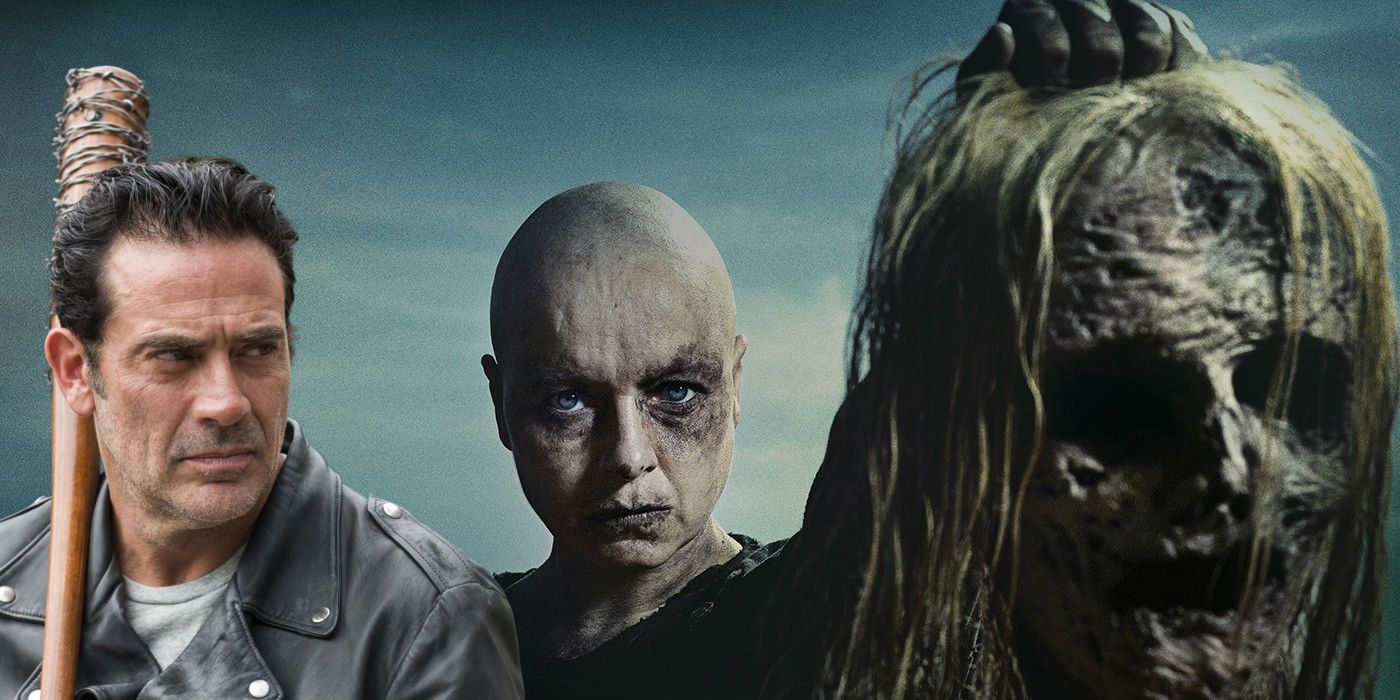 s Alpha and Jeffrey Dean Morgan as Negan in The Walking Dead