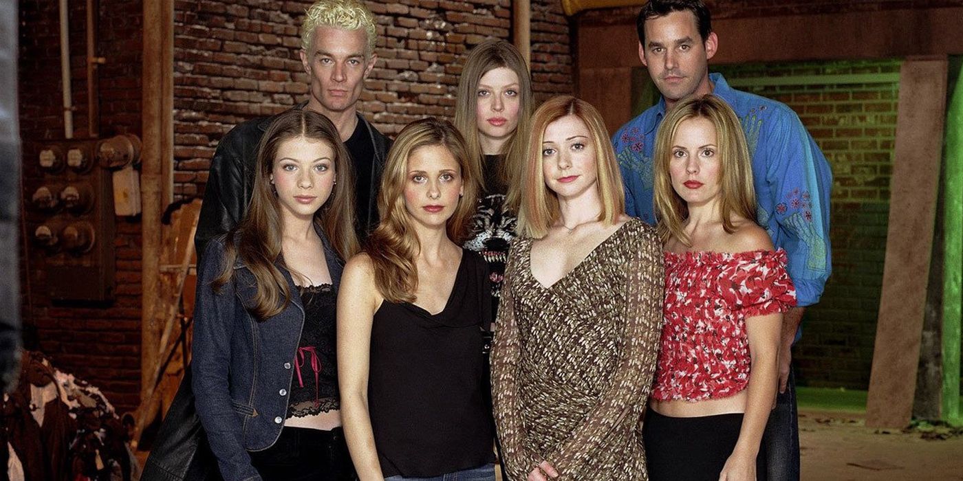 Sarah Michelle Gellar and Buffy the Vampire Slayer Cast