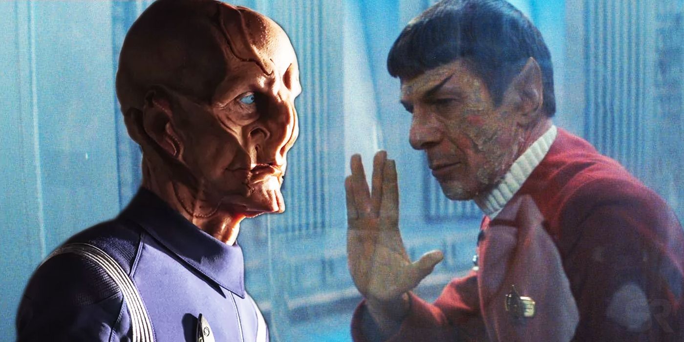 Saru and Spock in Star Trek Discovery and Wrath of Khan