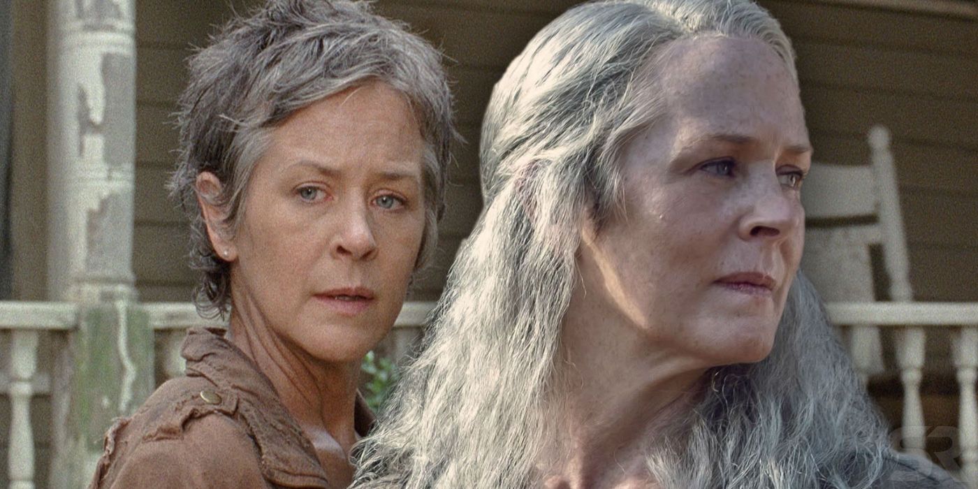 Short and Long Hair Carol in The Walking Dead