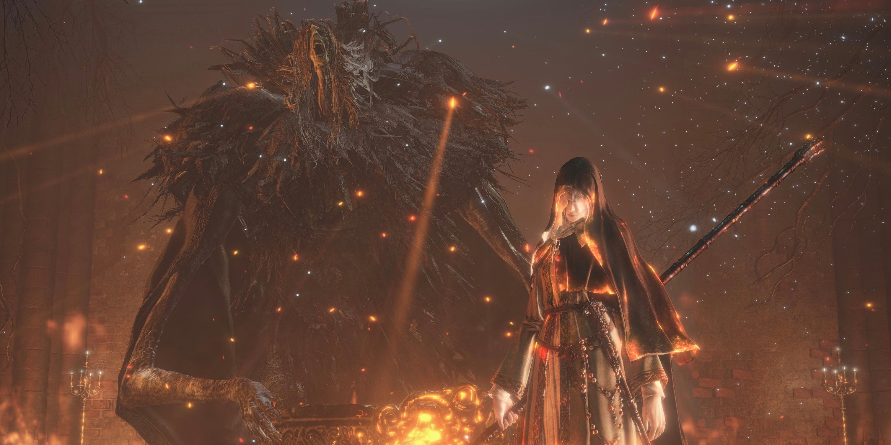 Sister Friede and Father Ariandel Dark Souls