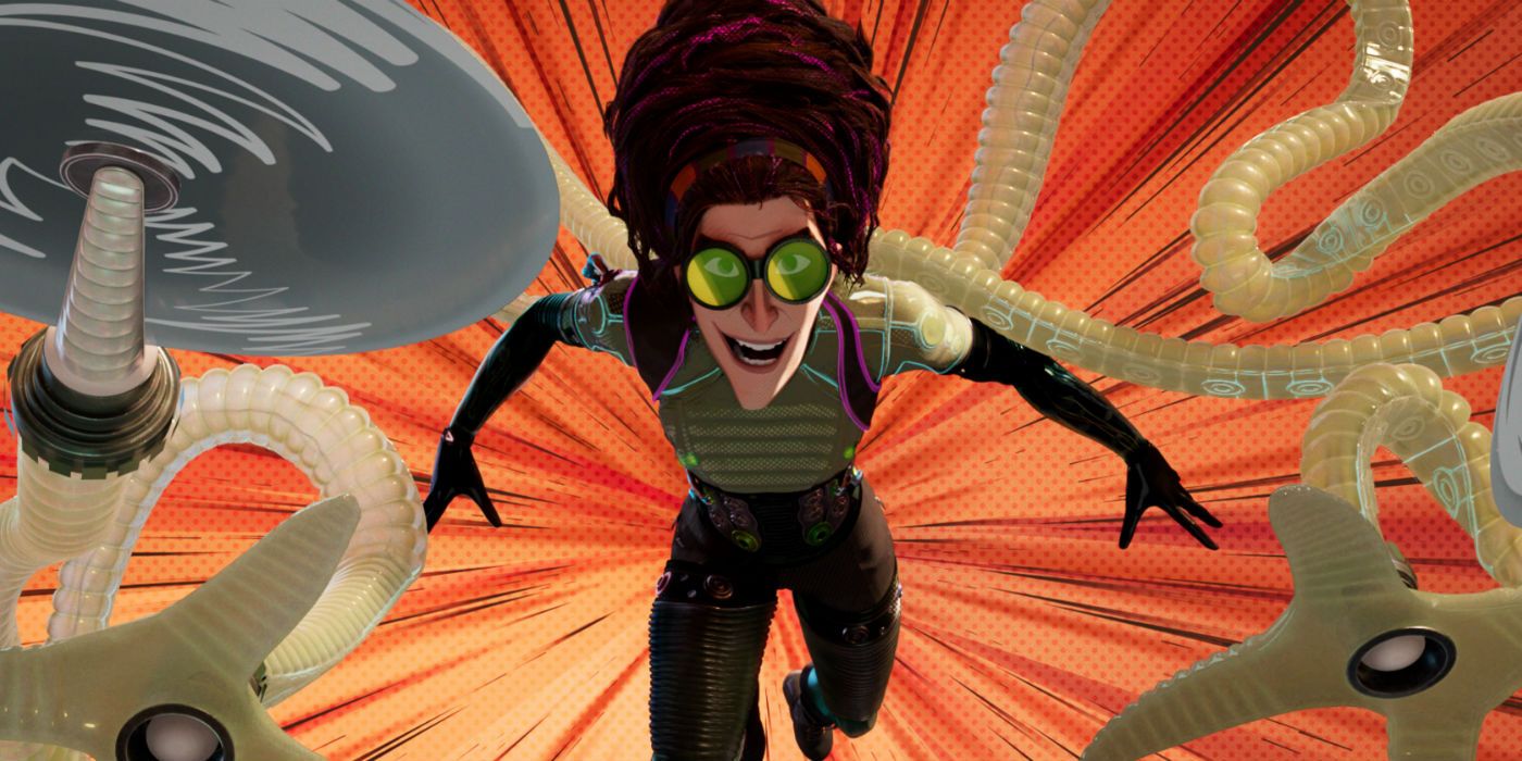 A female Doc Ock in Spider-Man Into the Spider-Verse