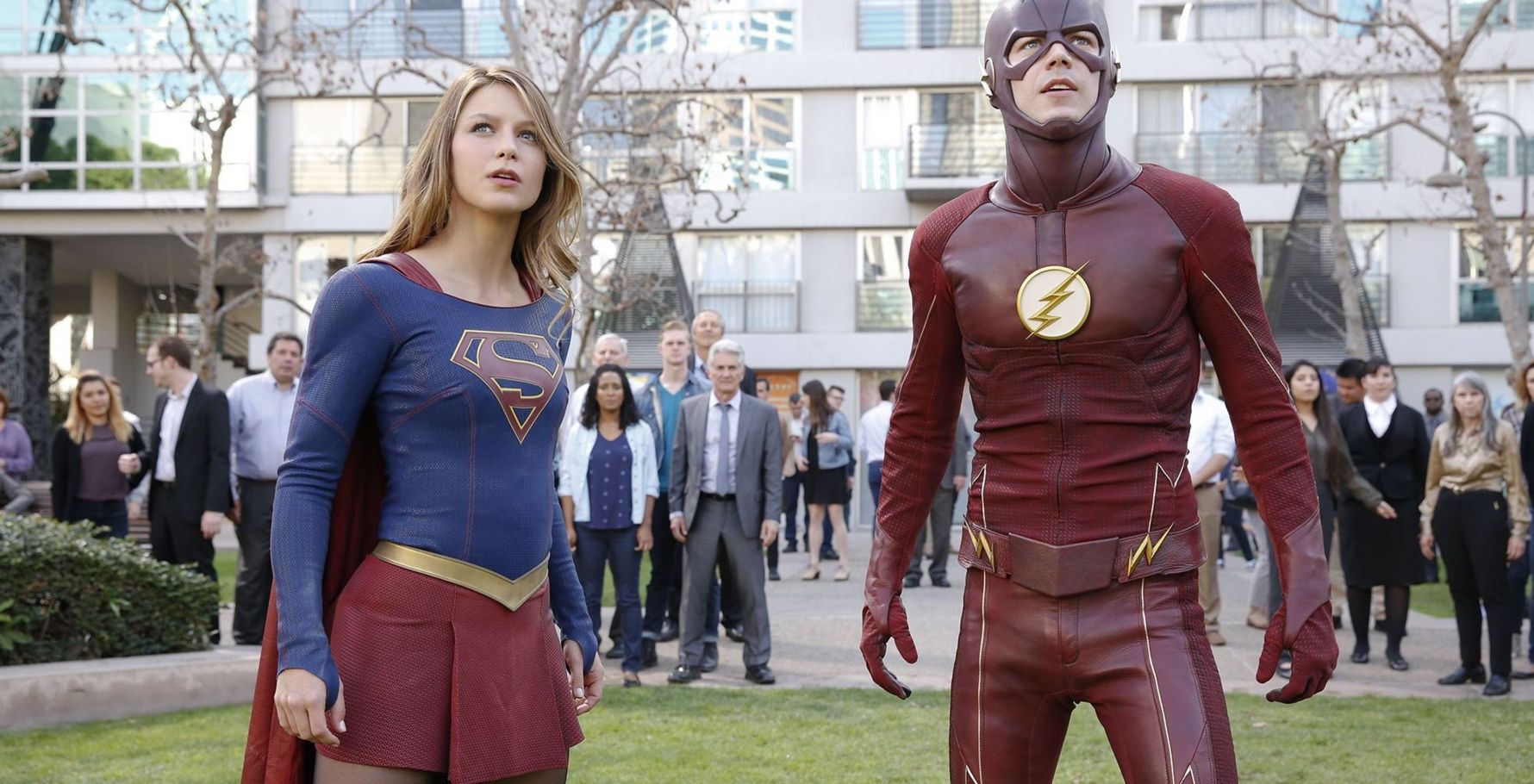 Supergirl and Flash in World's Finest