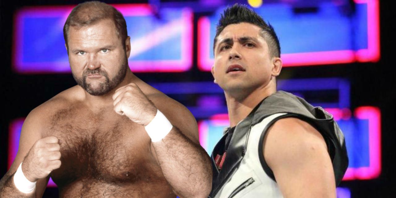 TJP and Arn Anderson in WWE