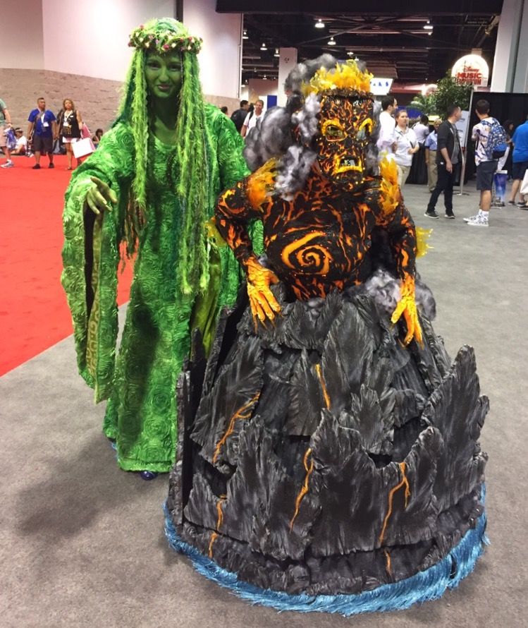 Te Fiti And Te Kā from Moana Cosplay