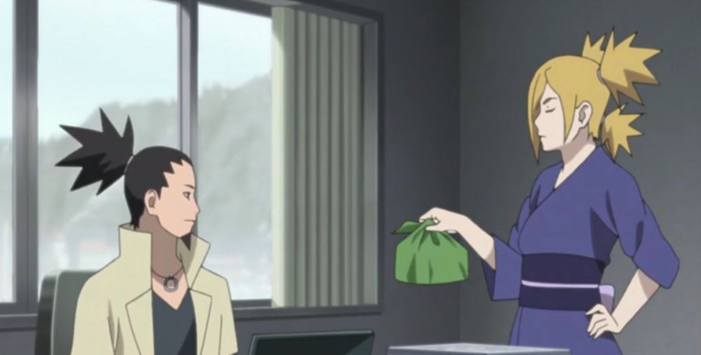 Temari Brings Shikamaru Food In Boruto