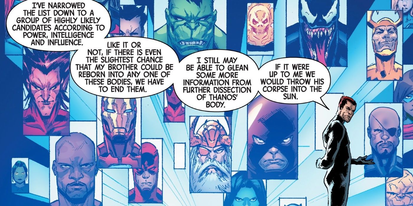 Thanos Reborn New Body Comic