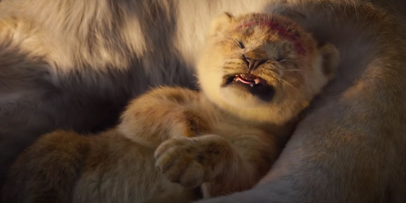 The Lion King Trailer Simba Sneeze