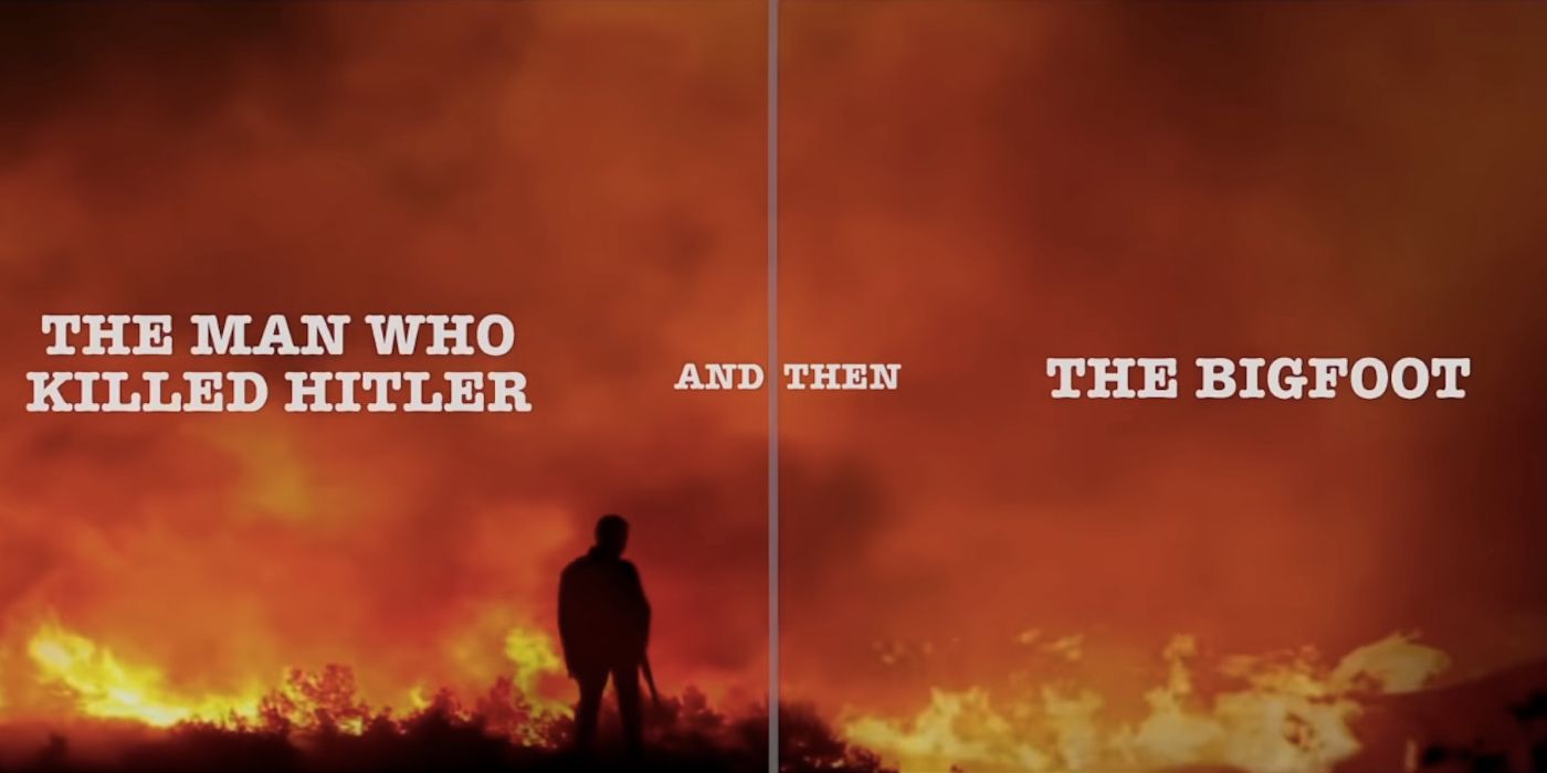 The Man Who Killed Hitler and Then The Bigfoot Trailer Title Screen
