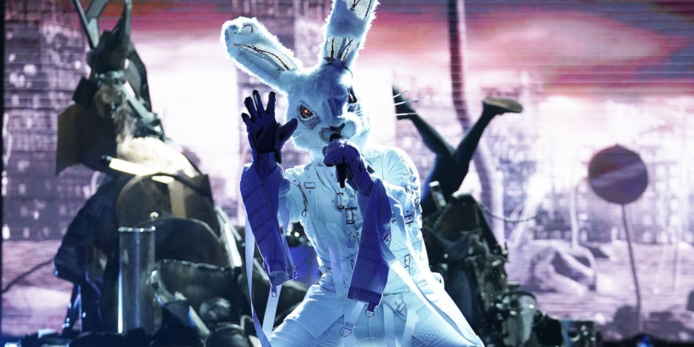 The Rabbit performing in The Masked Singer