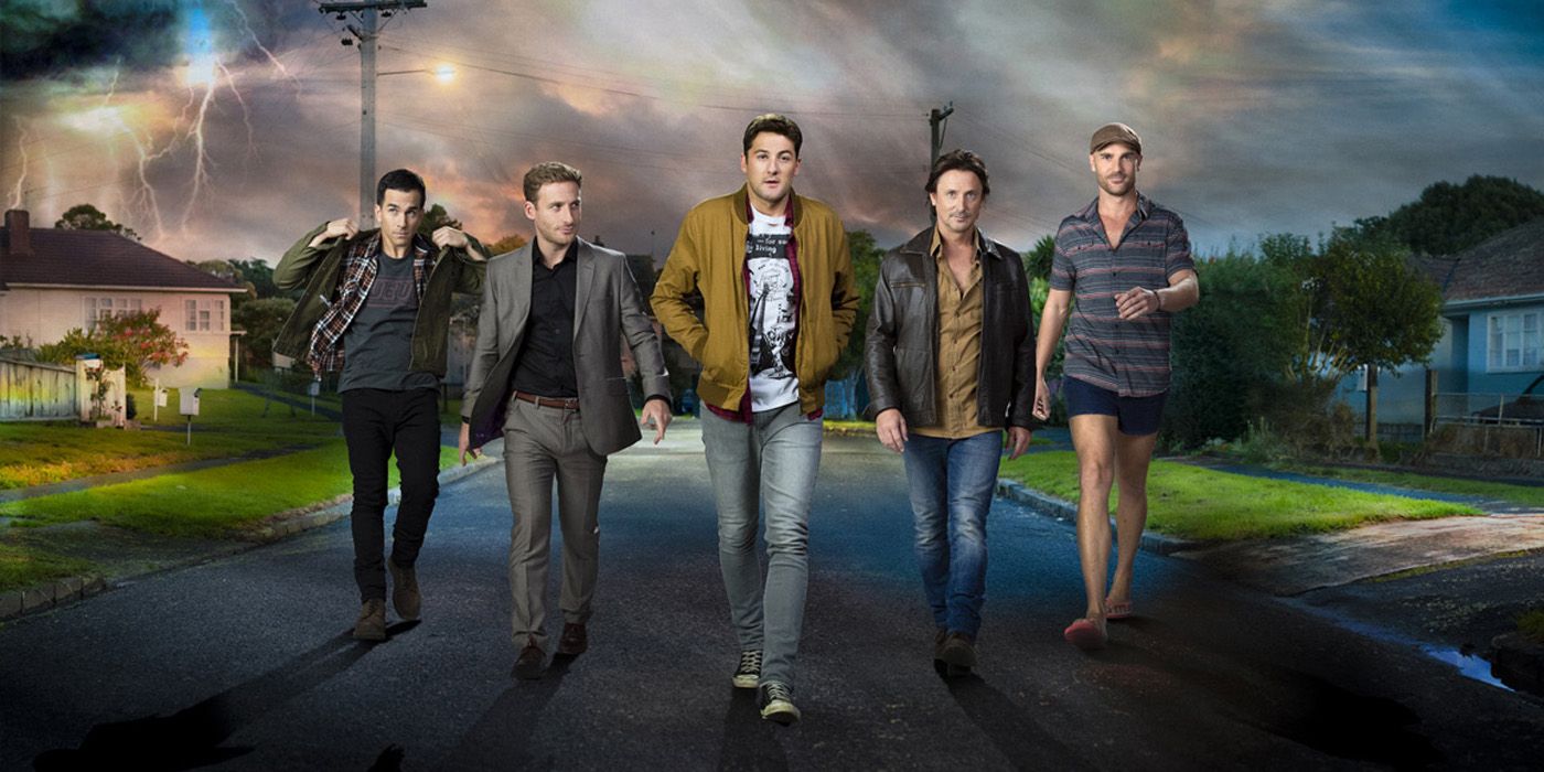 The cast of The Almighty Johnsons.