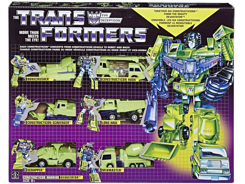 Transformers G1 Devastator Gift Set