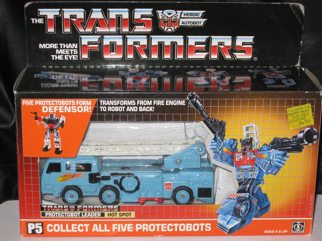 Transformers G1 HOT SPOT PROTECTOBOT