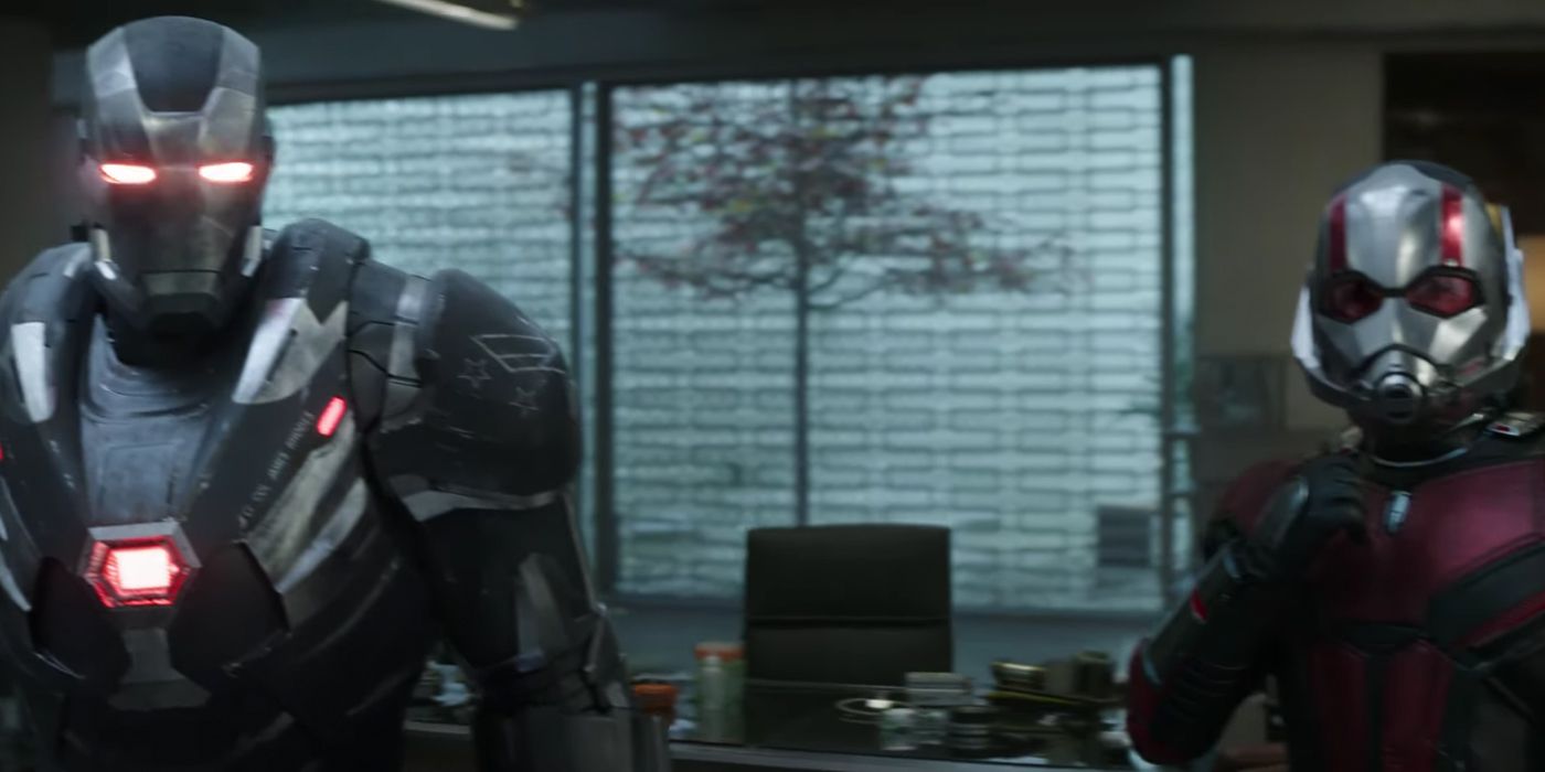 War Machine and Ant-Man in Avengers Endgame