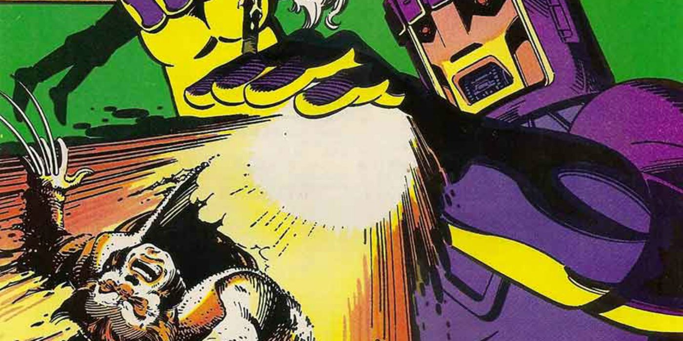 Sentinel kills Wolverine in X-Men Days of Future Past comic