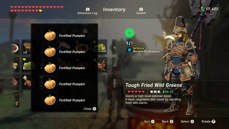 Breath Of The Wild Every Recipe You Need To Know To Beat The Game