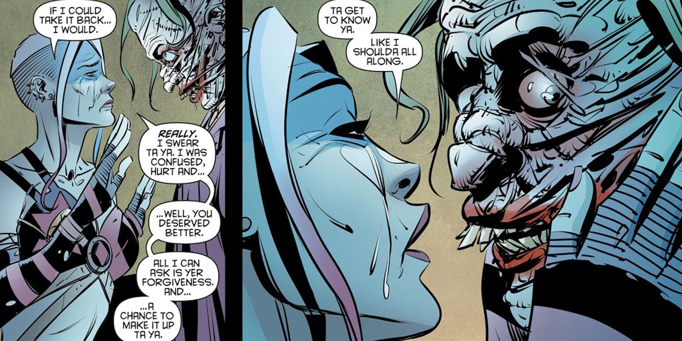 Harley Quinn Reuinted With Joker Son