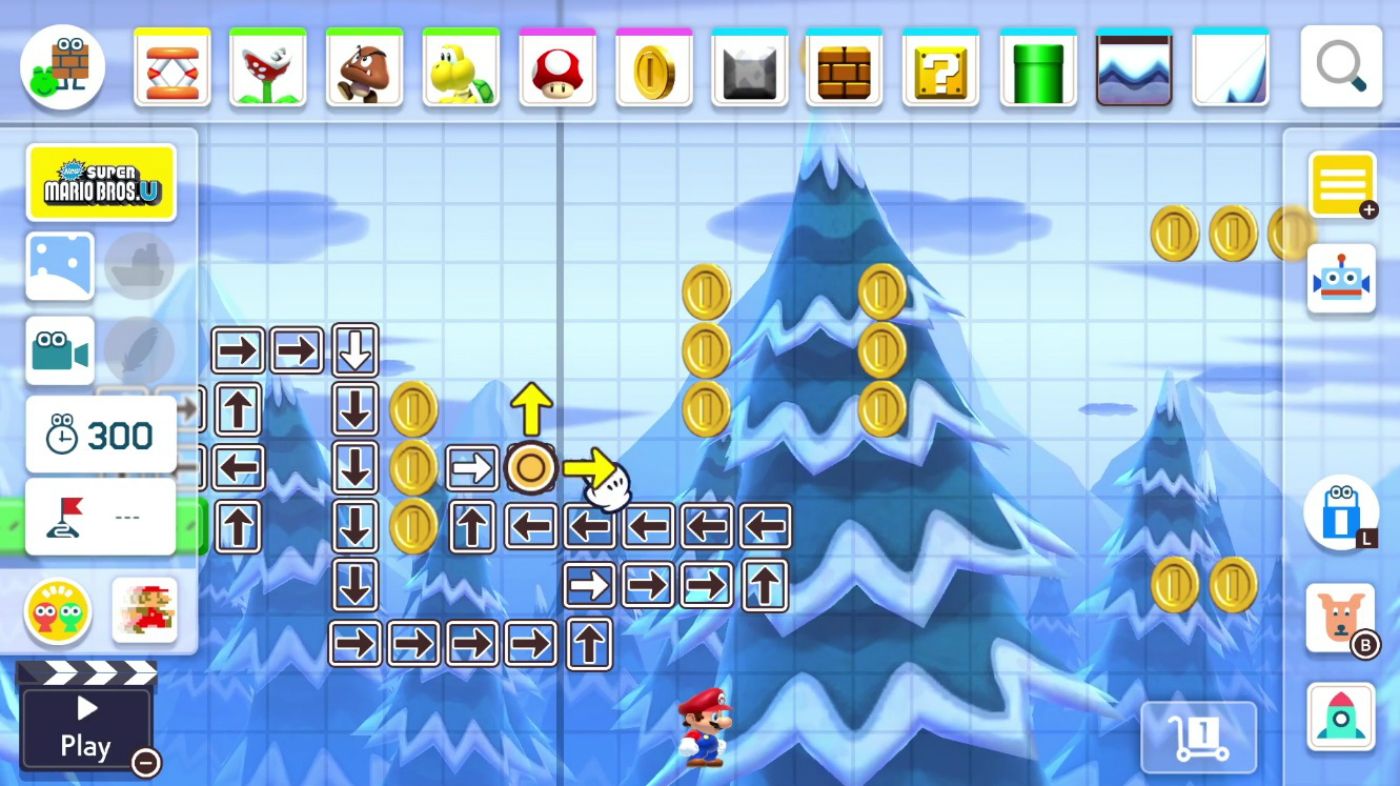 Mario Maker 2 Screen