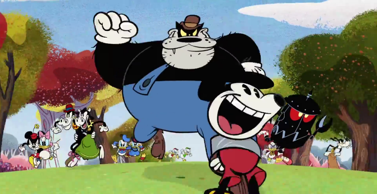 Mickey Tied to Pete&rsquo;s Peg in a race