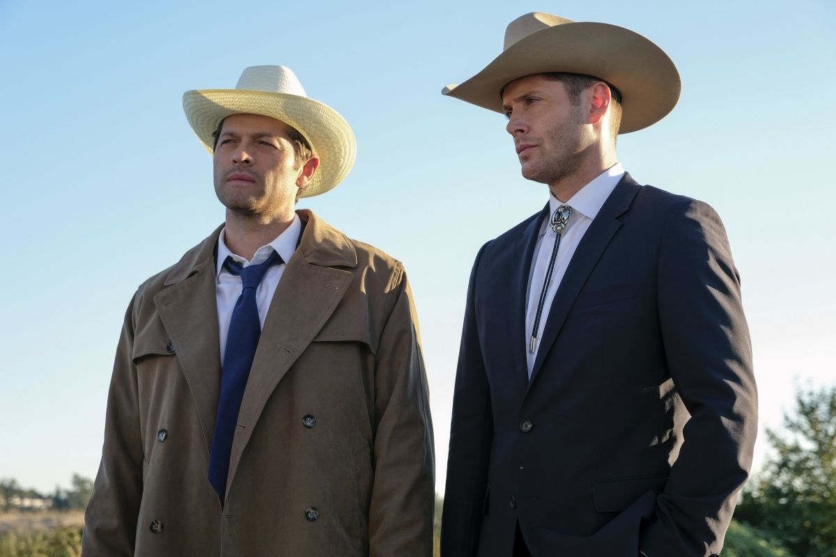 2 Dean Cas cowboy in Supernatural