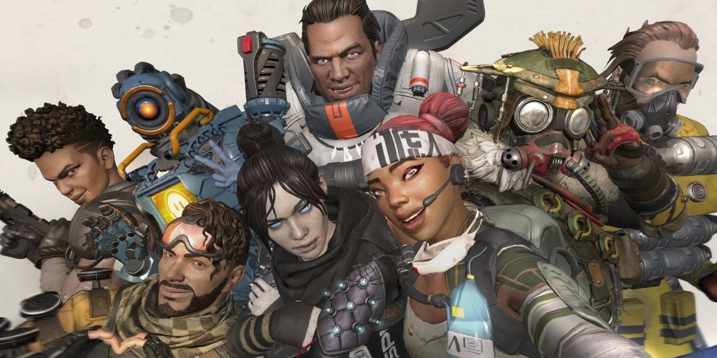 A group of characters from Apex Legends