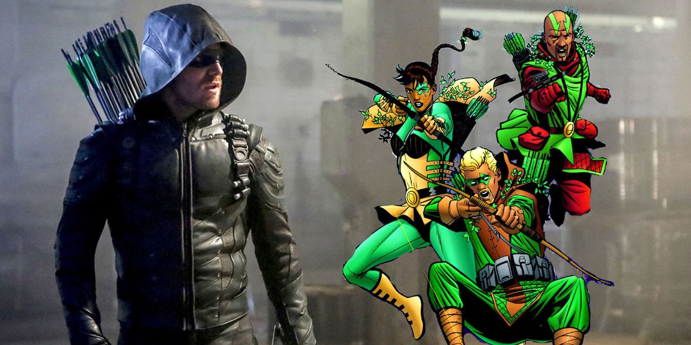 Arrow Oliver Queen and the Green Arrows of the Future