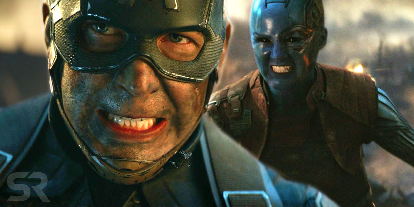 Avengers Endgame Captain America and Gamora
