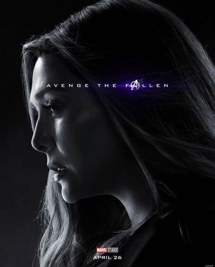 Avengers Endgame Scarlet Witch poster