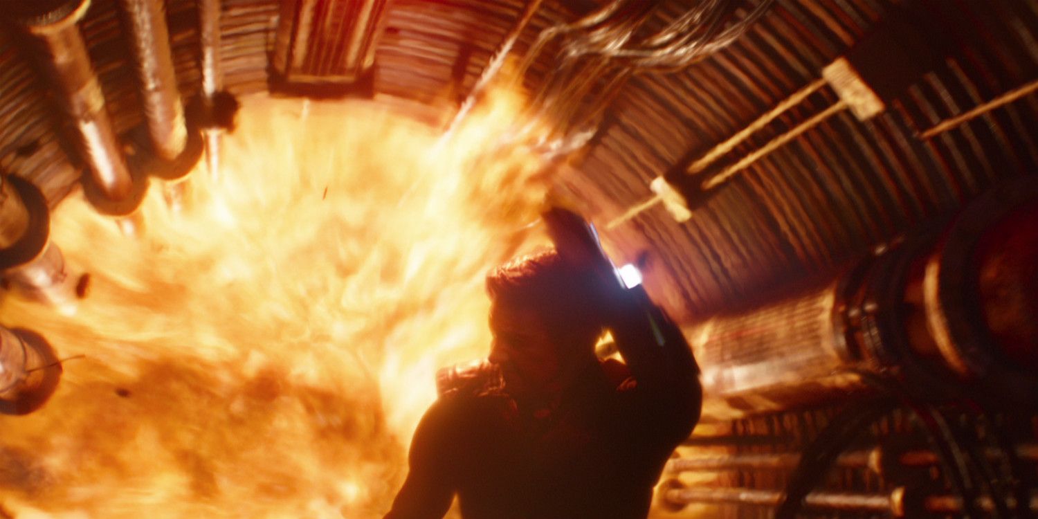 Avengers Endgame Trailer - Hawkeye in Explosion