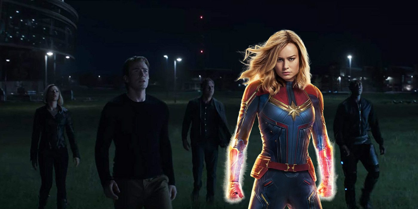 Avengers Endgame Trailer Shot Captain Marvel