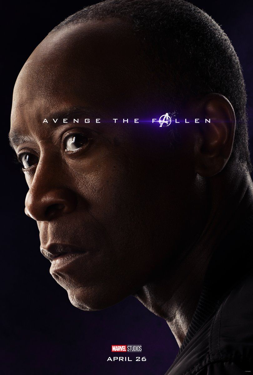 Avengers Endgame War Machine poster