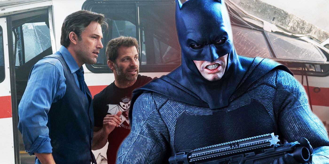 Ben Affleck and Zack Snyder with Batman