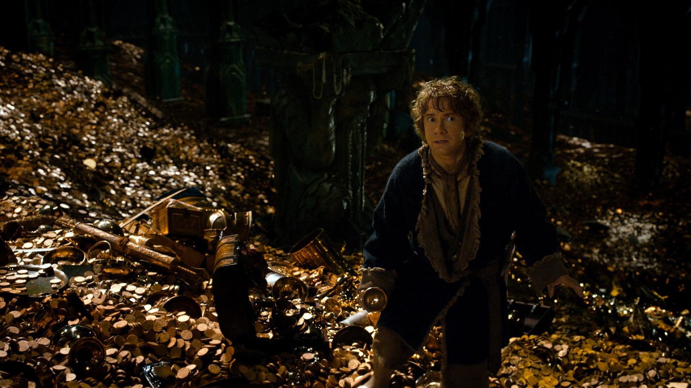 Bilbo Baggins dragon's lair