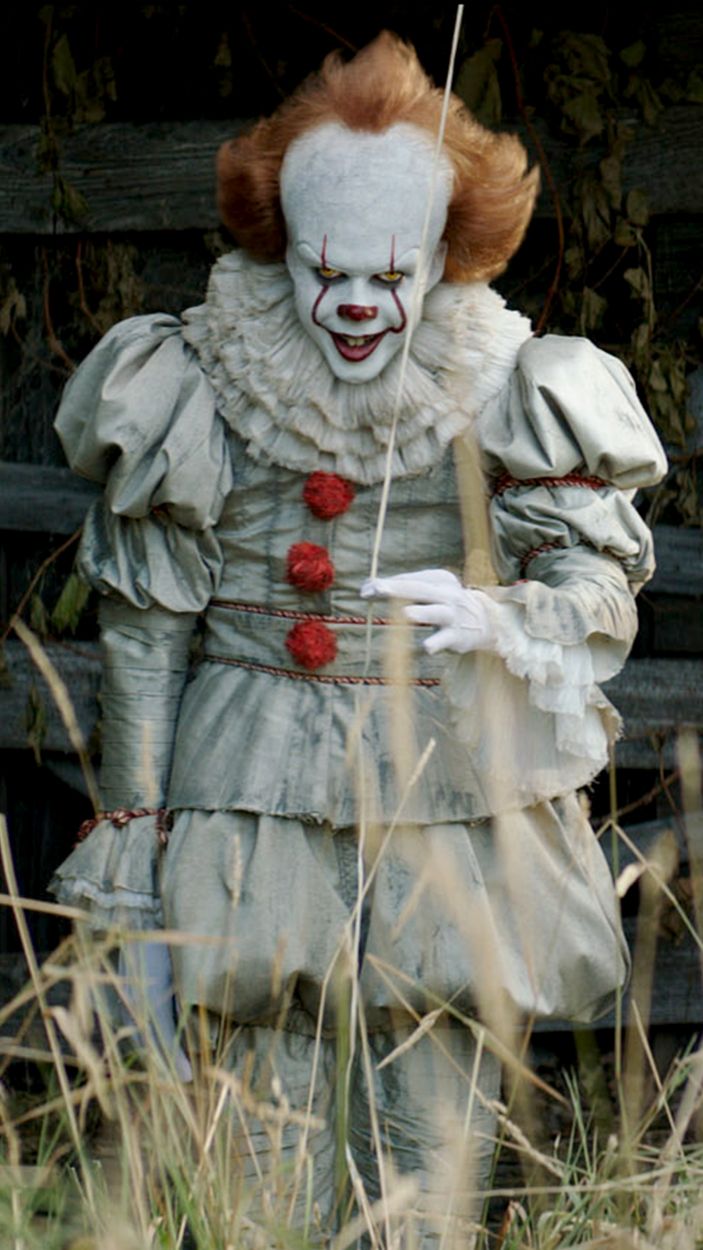Bill Skarsgård as Pennywise the Clown in IT