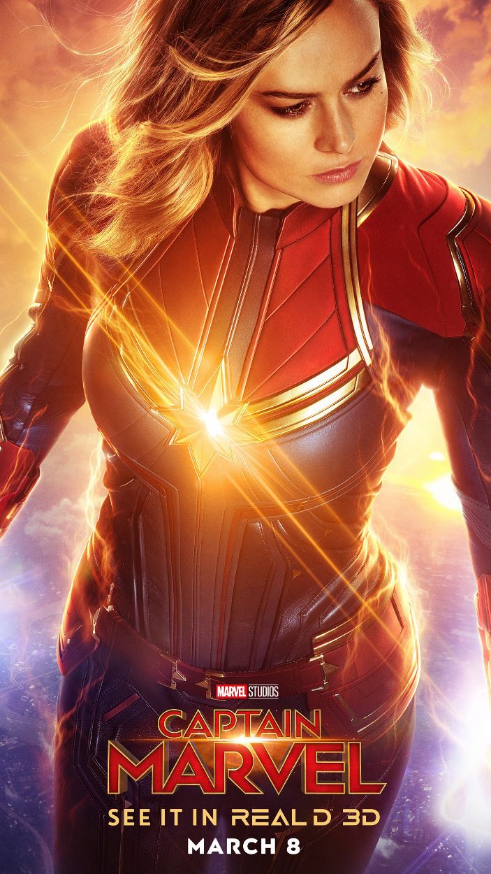 Captain Marvel movie teaser poster