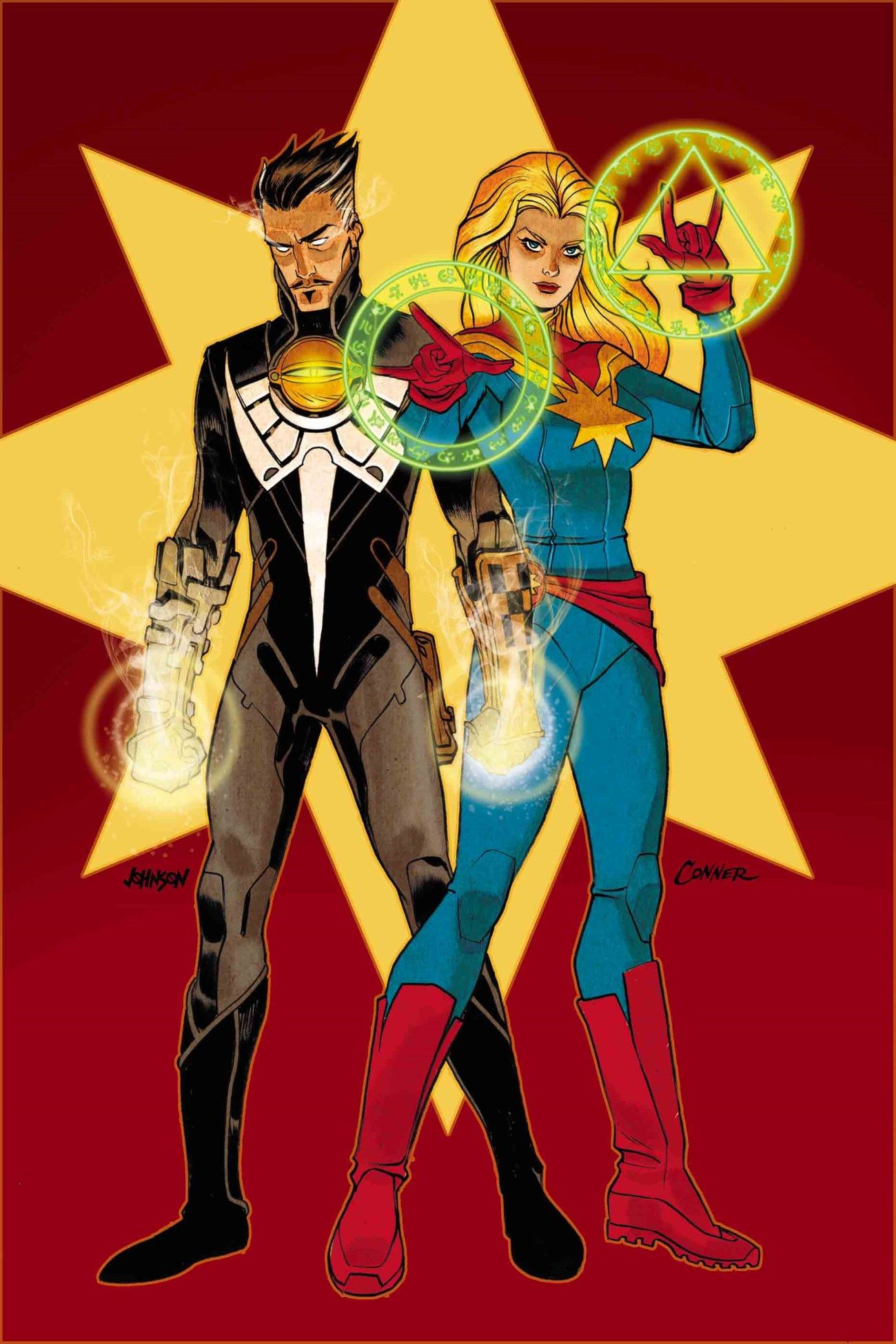 Captain Marvel 7 Doctor Strange Comic Art