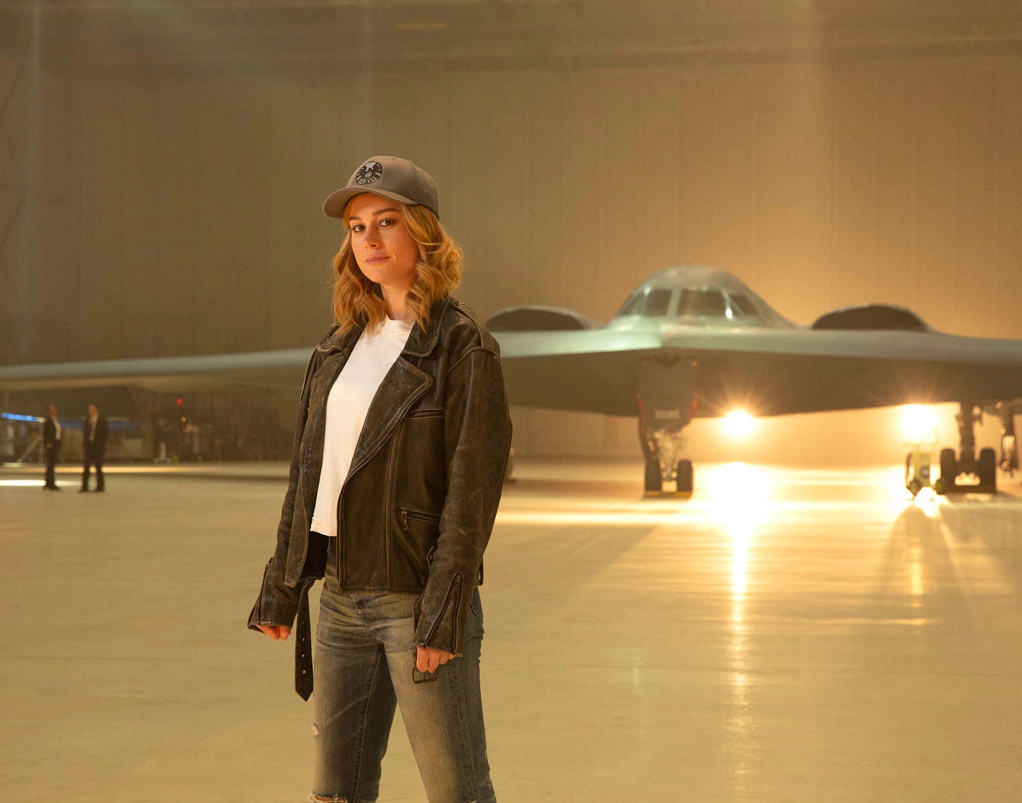 Captain Marvel Brie Larson Behind the Scenes