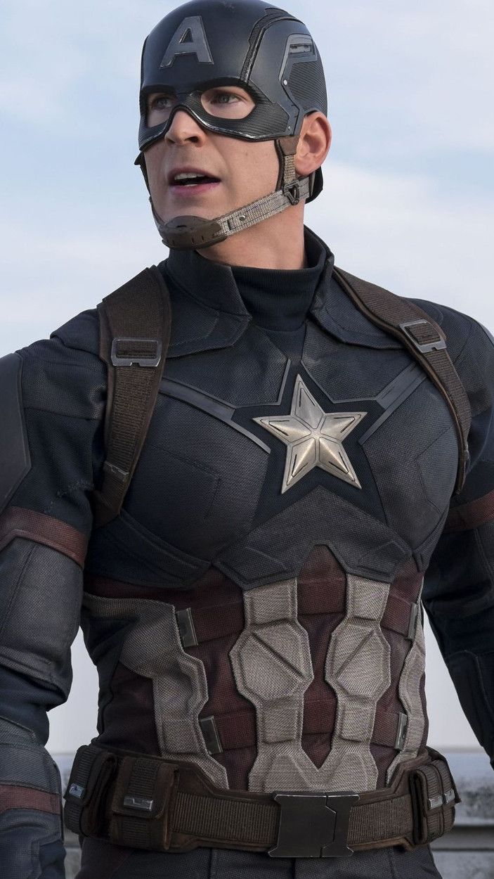 Chris Evans as The Avengers' Captain America