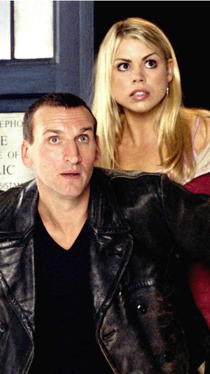 Christopher Eccleston and Rose Tyler in Doctor Who