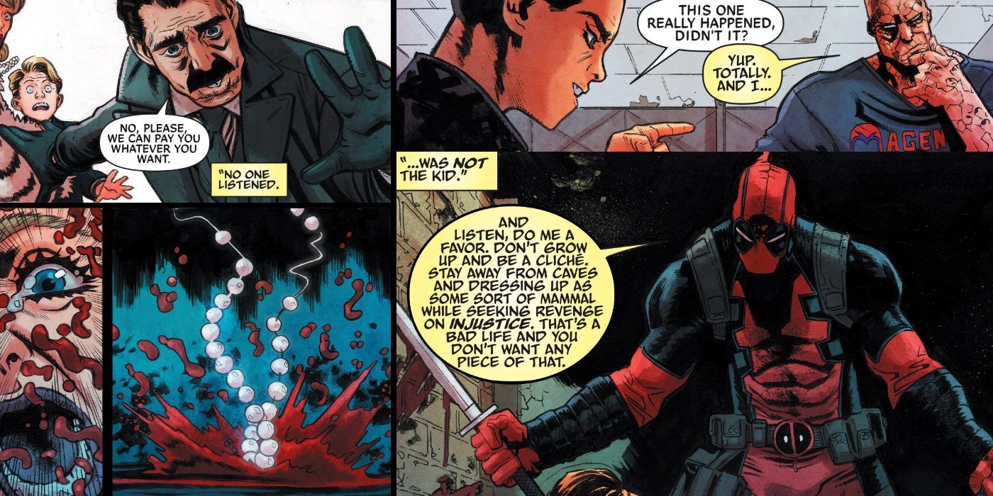Deadpool Kills Bruce Wayne Parents Comic