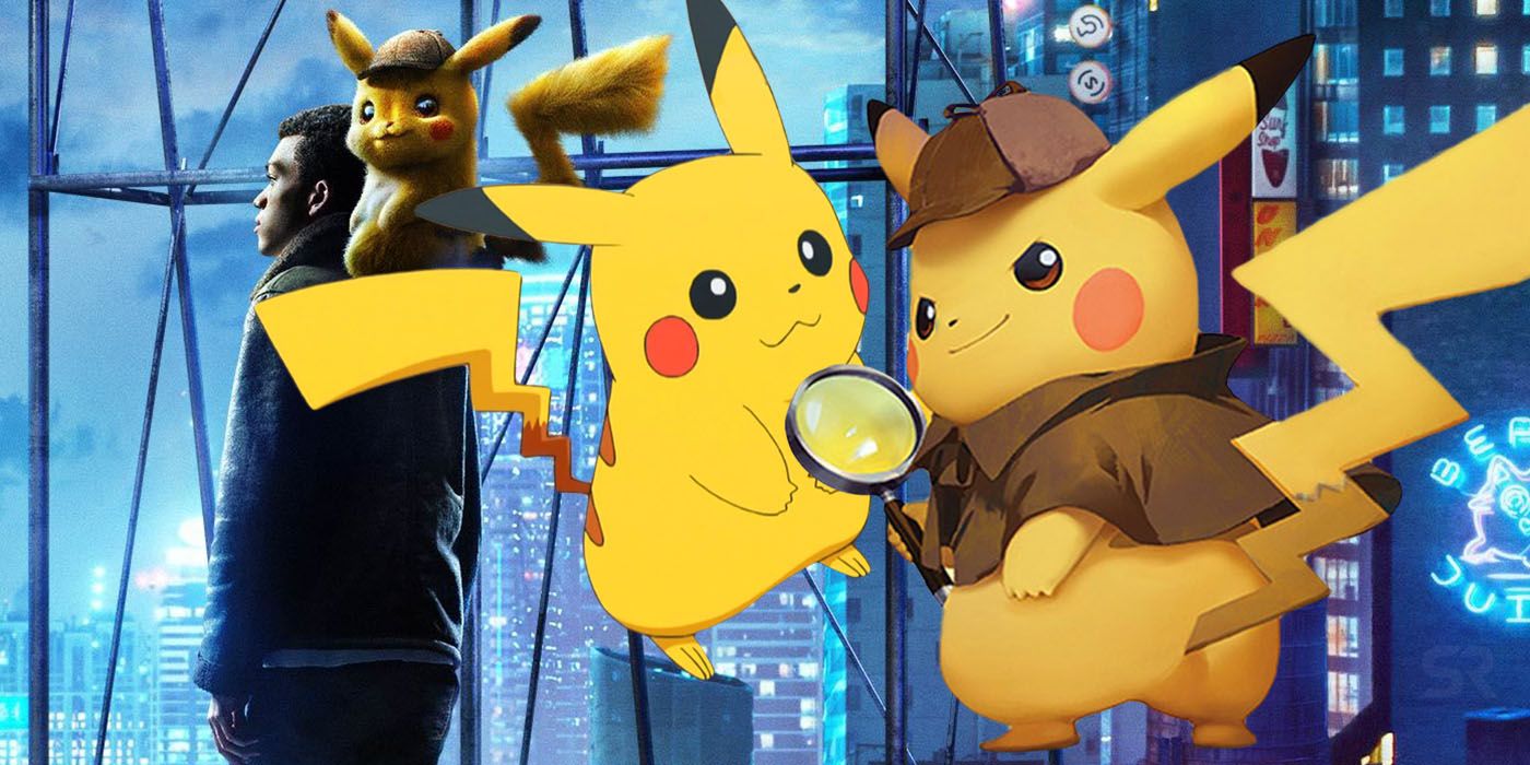 Detective Pikachu Movie Anime Video Games