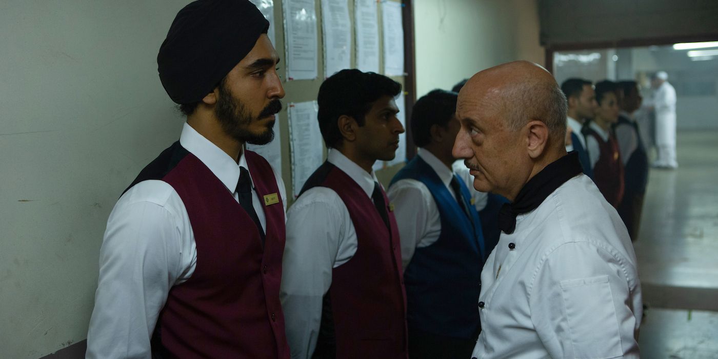 Anupam Kher and Dev Patel as hotel staff trapped in attack in Hotel Mumbai