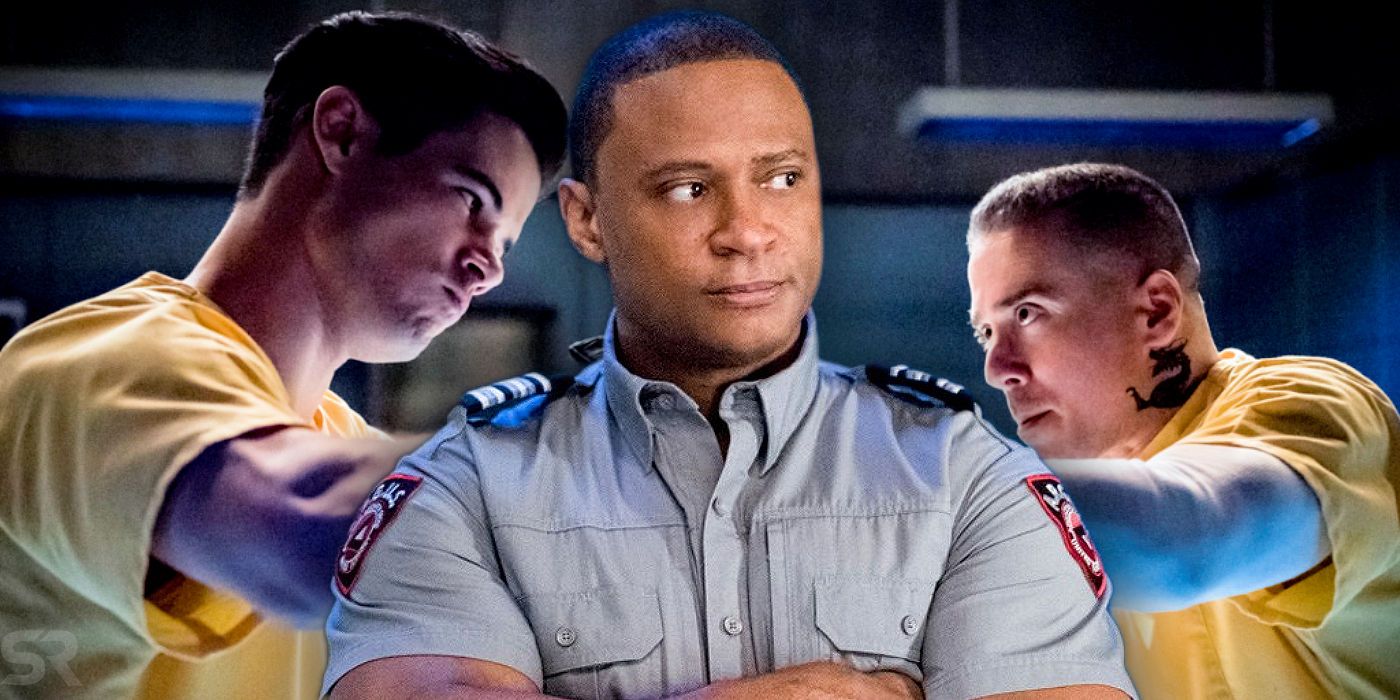 Diggle and Diaz in Arrow season 7 episode 14 Brothers and Sisters