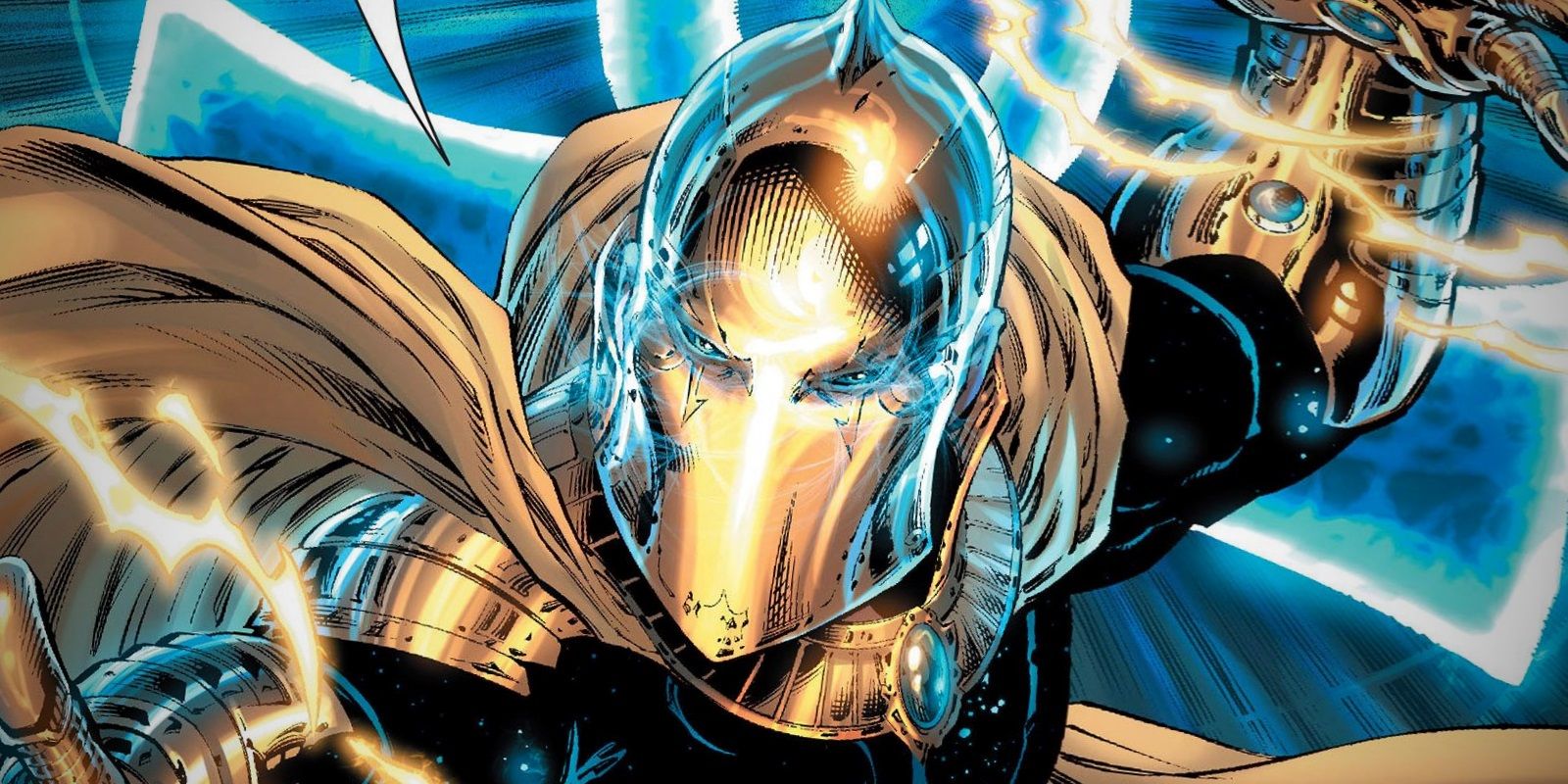 Doctor Fate uses his powers in DC Comics.