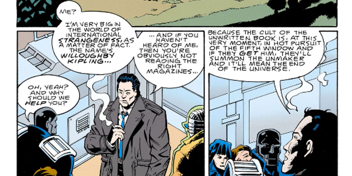 Doom Patrol meets Willoughby Kipling in Doom Patrol #31