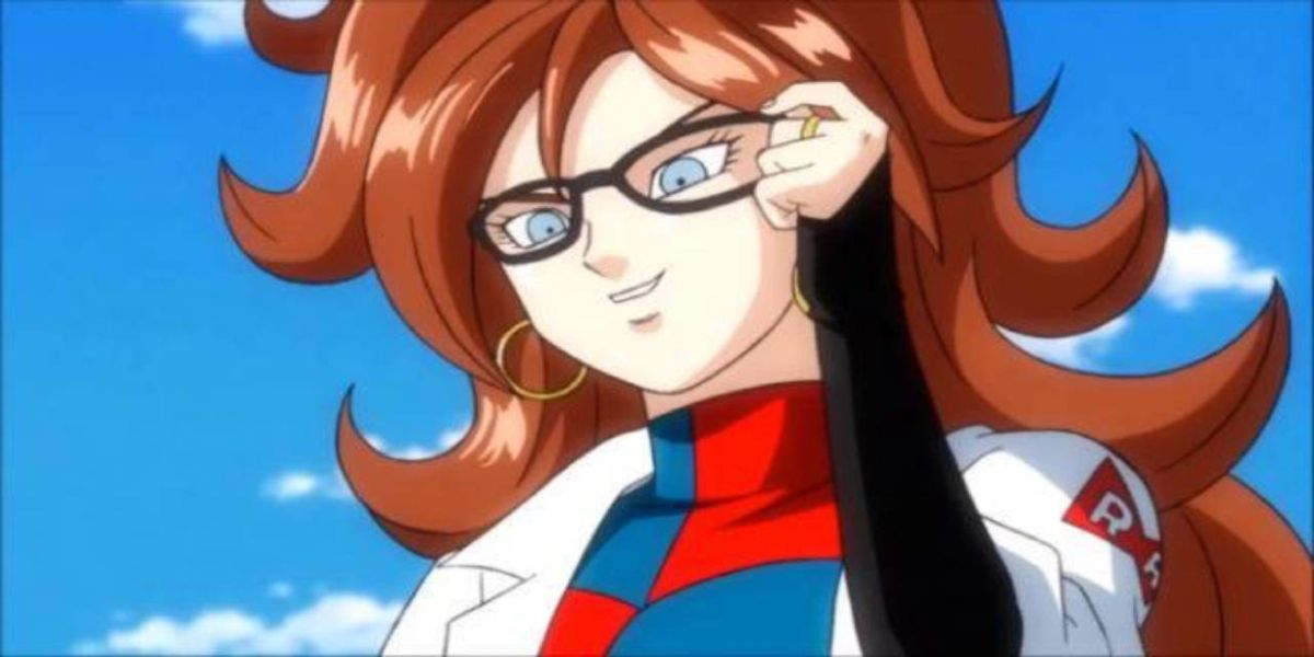 Android 21 from the Dragon Ball anime series.